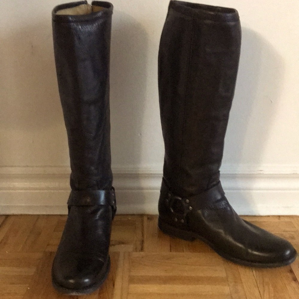 Frye harness boots
